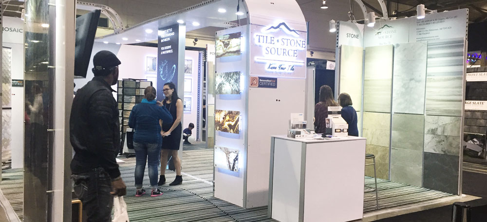 Calgary Home Show booth
